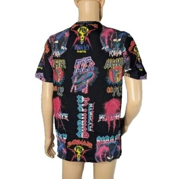 Born Fly Forever Black T Shirt Cotton New Size XL (14) - Picture 4 of 10